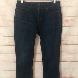 J.Jill Blue Slim Boot Cut Petite Size 6